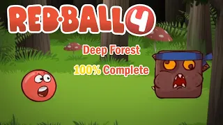 Red ball 4 | Deep Forest 100% complete | Boss | Android & ios Games | #redball4 #androidgames #ios