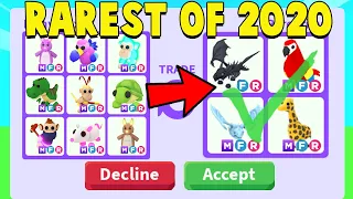 I traded the RAREST Adopt Me Pets of 2020!