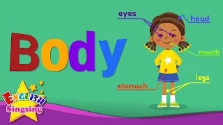 Kids vocabulary - Body - parts of the body - Learn English for kids - English educational video