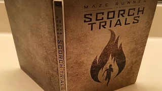 The maze runner the scorch trials steelbook unwrapping!