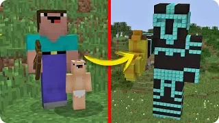 NOOB MINECRAFT VS MASSI GIGANTE DE DIAMANTE NOOB TROLLEA A BEBÉ NOOB EN MINECRAFT