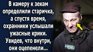 Спустя время, охранники услышали звуки. Увидев, что там, они оцепенели…