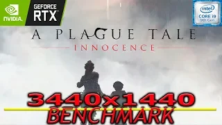 A Plague Tale: Innocence - Benchmark - RTX 2080 ti - i9 9900k - Ultrawide 3440x1440