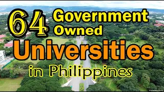 Government Owned or State  Universities in  Philippines