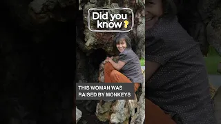 🐒🧐 This woman was raised by monkeys!