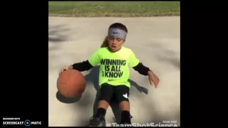 6 Year Old Girl Balls Like Steph Curry | Motivation