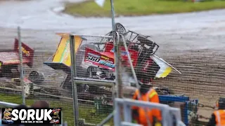 BriSCA F2 Stock Cars - WCQR Meeting Highlights (Northampton Shaleway - 28/04/24)