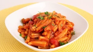 Pasta with Pancetta & Cherry Peppers Recipe - Laura Vitale - Laura in the Kitchen Episode 874