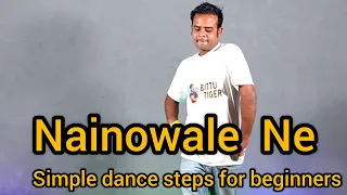 Nainowale Ne  | Simple Dance Steps for wedding √ Bittu Tiger #forwedding #bestbridaldance