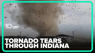 Tornado tears through Greenwood, Indiana