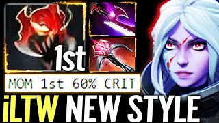 🔥 iLTW Drow Ranger NEW STYLE Fast Farm — MoM + Daedalus SE 60% Crit Strongest Carry Dota 2 Pro