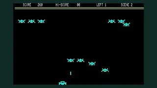 パソコンミニ PC-8001 で コスモミサイル (COSMO MISSILE)