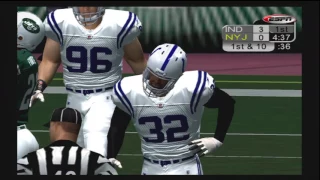 ESPN NFL 2K5 Football Week 13 Colts @ Jets MNF