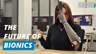 This sleek bionic hand improves over time