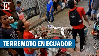 Así se ha vivido el terremoto de magnitud 6,8 de Ecuador desde dentro de un supermercado | EL PAÍS