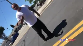 plz sub ty Bodycam Shows Cop Shooting Man Holding a Knife California