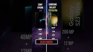 Sony Xperia 1 V vs Samsung Galaxy S23 Ultra 5G #shorts #tech #samsung #apple #sony