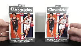 2021 Panini Chronicles Draft Picks Basketball Hanger Box Battle