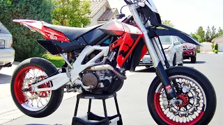 🔥 Aprilia SXV 550 - СуперМотард с V-Твином 💪!