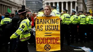 Extinction Rebellion targets the City of London over fossil fuel funding