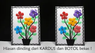 Kreasi dari barang bekas mudah banget Tugas sekolah ! Kreasi dari kardus dan botol bekas