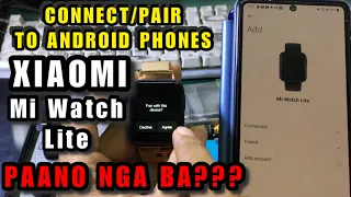 How to Pair XIAOMI Mi Watch Lite with Smartphone – Bluetooth Connection (TAGALOG)