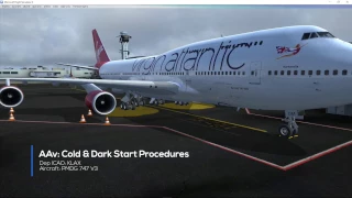 [FSX] PMDG 747 V3 Cold & Dark Startup [HD]