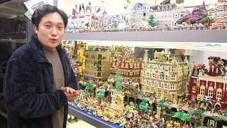 피규어 1400기 저세상 레고 모듈러 디오라마 (lego city modular diorama)