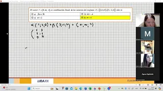 Álgebra (71): Tutoría sincrónica (28/05/2024)