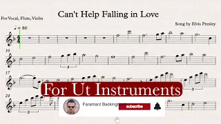 Can’t Help Falling in Love - Play along for Ut