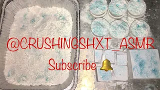 BAKING SODA CUPS & SLAB TOPPED W/ CORNSTARCH| 2 FRESH BLOCKS OF ATOMIK  #gymchalk #bakingsoda #asmr