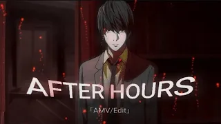 「After Hours - Light Yagami」- EDIT/AMV | Alight Motion 📱