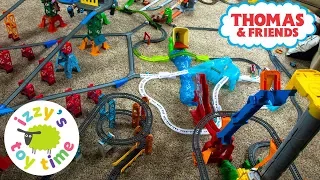 MASSIVE THOMAS TRACKMASTER TRACK! Thomas and Friends with Brio and More | Fun Toy Trains