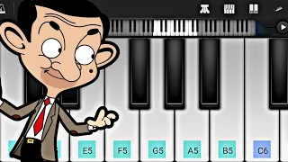 Mr. Bean Theme On Piano Mobile (PERFECT PIANO) Mr. Bean Animated Series | EASY Piano Tutorial