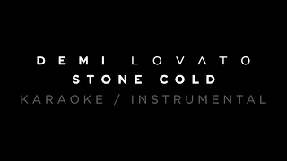 Demi Lovato - Stone Cold [ Piano Karaoke / Instrumental ]