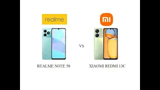 Realme Note 50  VS Xiaomi Redmi 13c