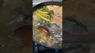 salmon head soup