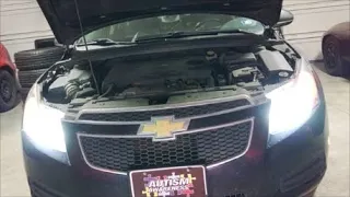 2014 Chevy Cruze LED headlight upgrade!