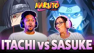 Itachi vs Sasuke NARUTO Reaction! GF First Time Watching