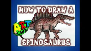 How to Draw a SPINOSAURUS!!!