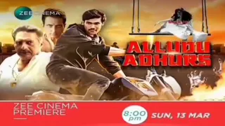 Alludu Adhurs (2022) World Television Premiere On Zee Cinema