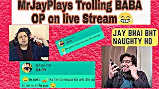 MrJayPlays Trolling BABA OP on live Stream ||K MEHAR GAMING ||