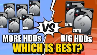 More Hard Drives or BIGGER Hard Drives - Which is Better?