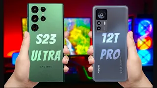 200 MP Samsung galaxy S23 Ultra vs Xiaomi 12T Pro specs comparison