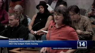 November 30, 2016 Adjourned Minneapolis City Council