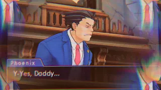 Phoenix calls Edgeworth daddy | funny wrightworth moment in AA: Dual Destinies