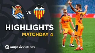 Highlights Real Sociedad vs Valencia CF (0-1)