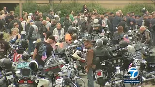 Simi Valley: Hundreds of motorcyclists honor Sgt. Ron Helus, killed in Borderline shooting | ABC7