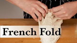 Kneading Sticky Bread Dough by Hand (the French Fold)