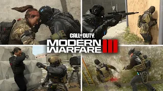 MODERN WARFARE 3 - All Finishing Moves & Takedown Animations (Beta)